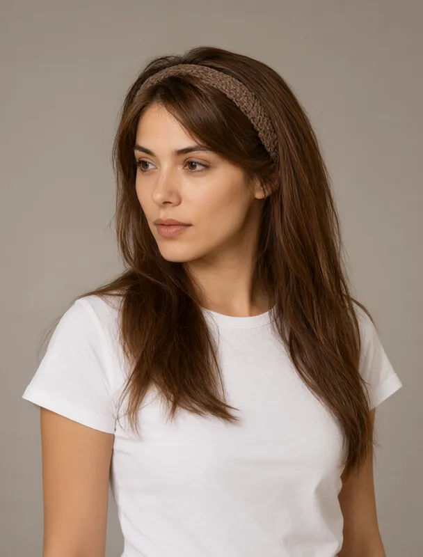 knitted headband by qwen image 2.1