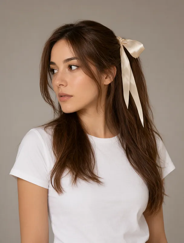 long ribbon bow by qwen image 2.1