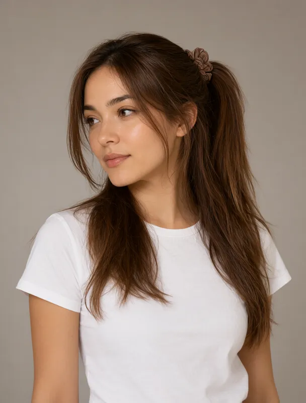 silk scrunchie by qwen image 2.1