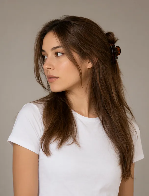 tortoiseshell claw clip by qwen image 2.1