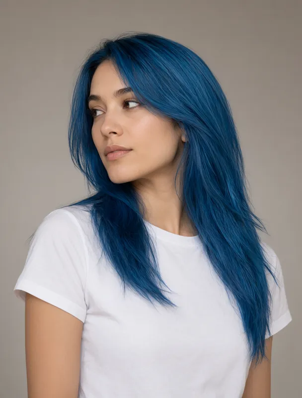 electric blue by qwen image 2.1