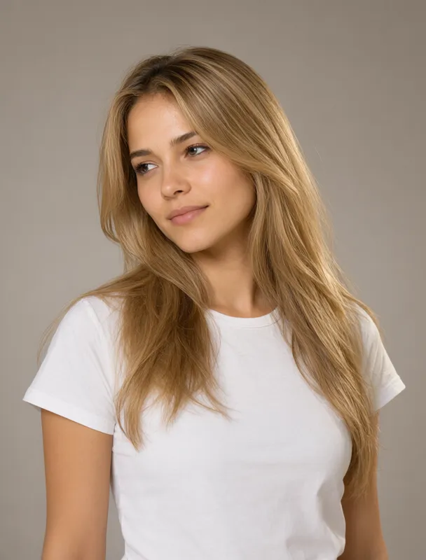 golden blonde by qwen image 2.1