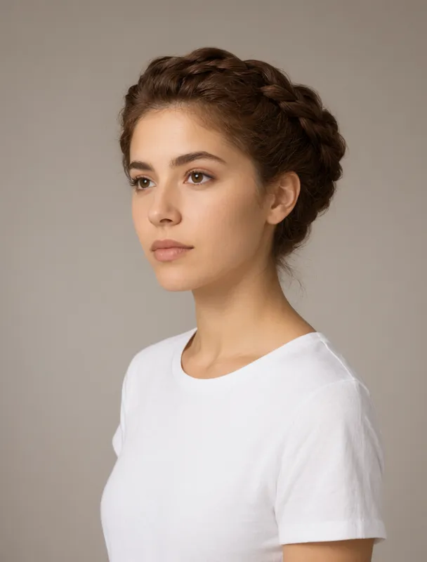 braided greek goddess updo by qwen image 2.1