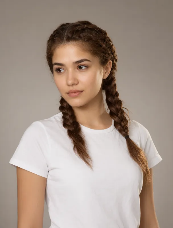 dutch braids by qwen image 2.1