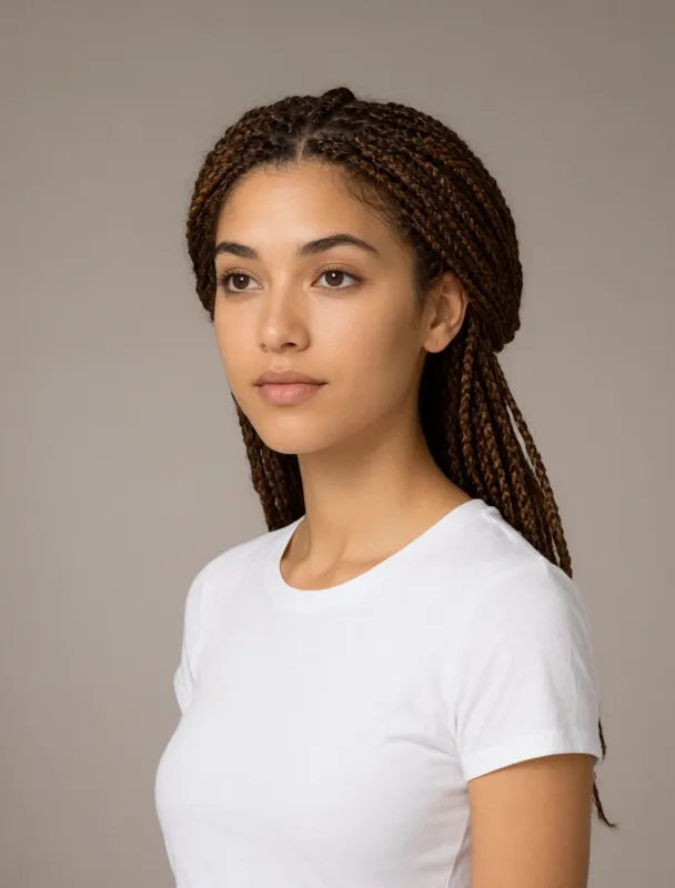 shuku braided crown by qwen image 2.1