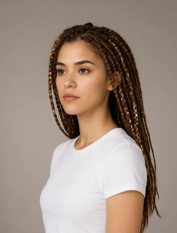 trenzas woven with liston ribbons by qwen image 2.1