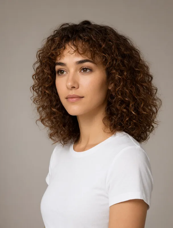wash and go curls by qwen image 2.1