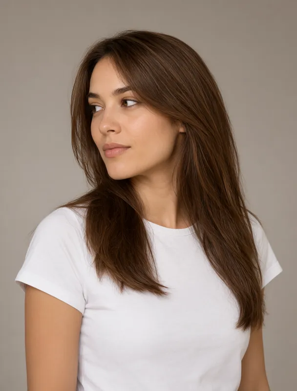 perfectly still hair by qwen image 2.1
