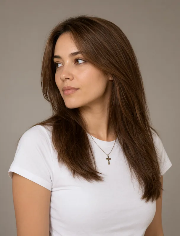 coptic cross pendant by qwen image 2.1