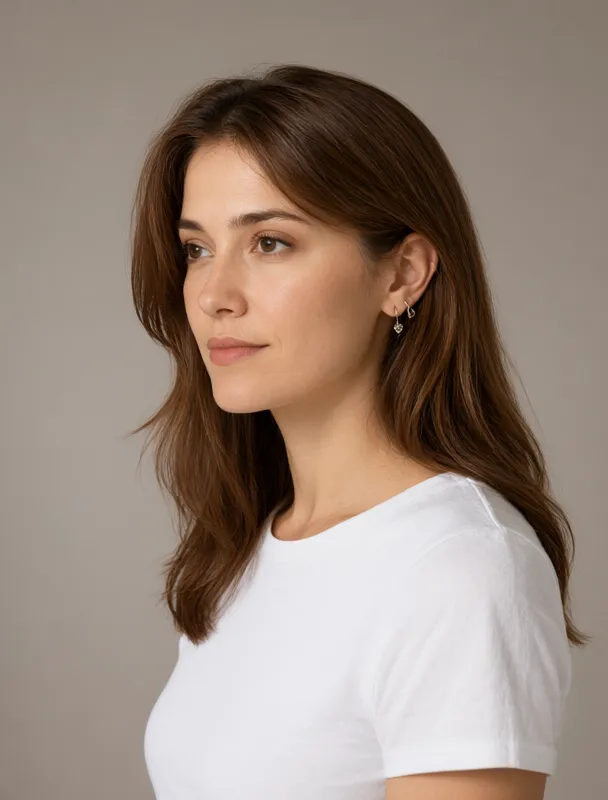 ear climber earrings by qwen image 2.1