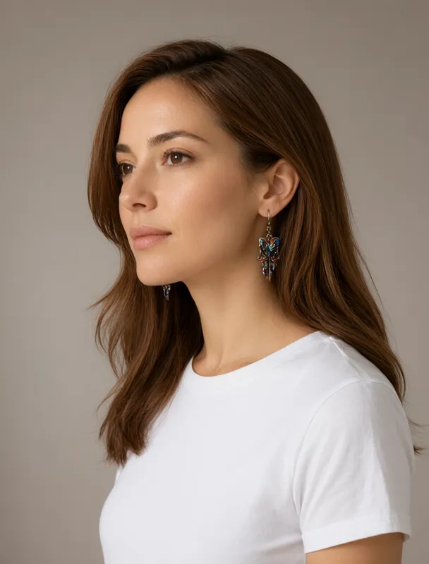 metis beaded earrings by qwen image 2.1