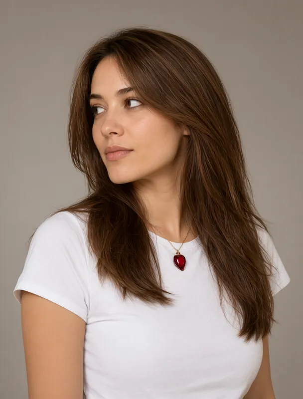 pomegranate pendant by qwen image 2.1