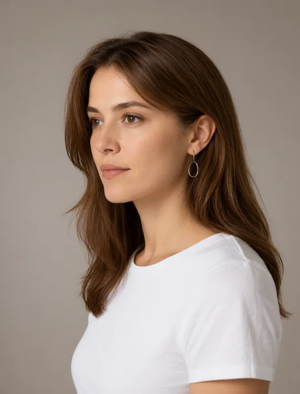 threader earrings by qwen image 2.1