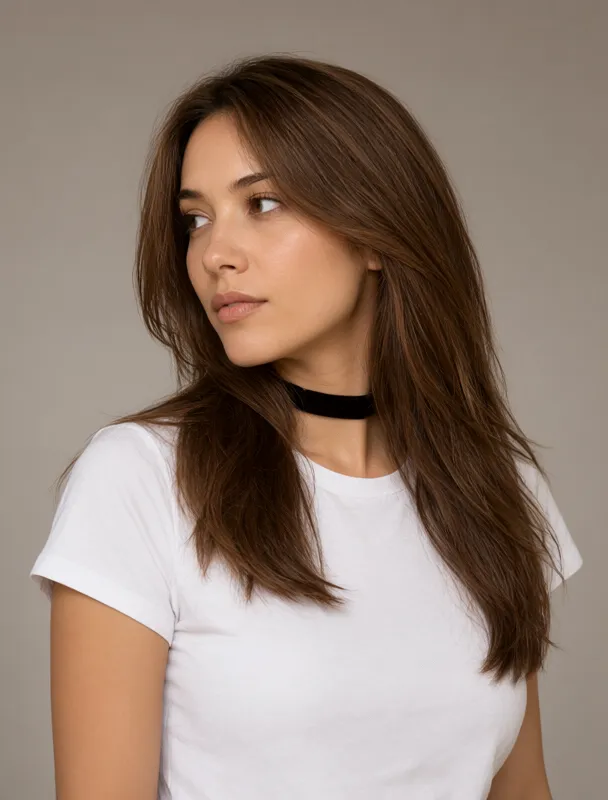 velvet choker by qwen image 2.1