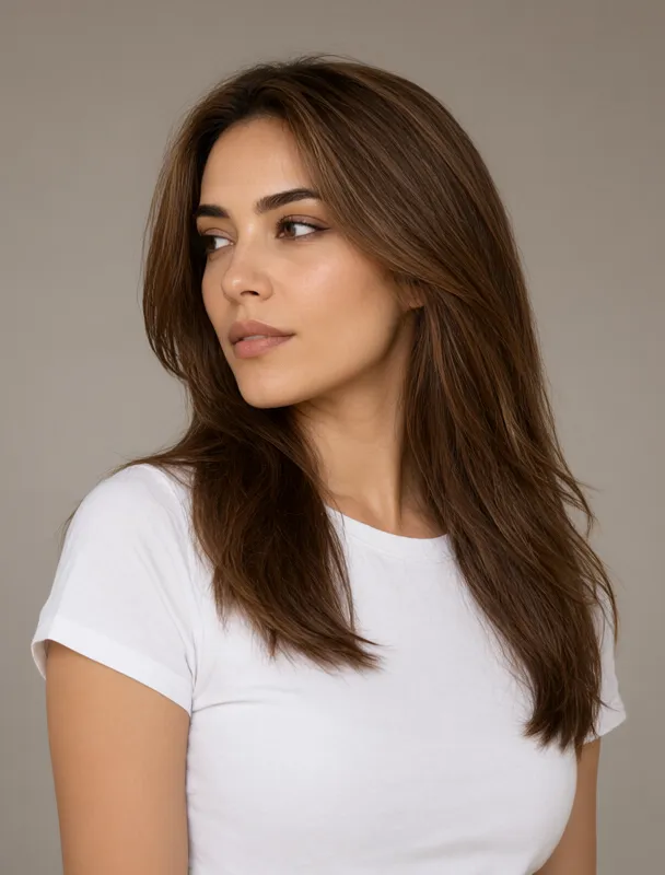 bold arched brows by qwen image 2.1
