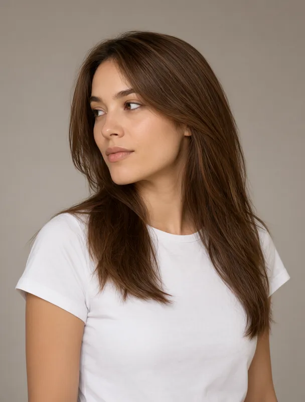 clean no makeup look by qwen image 2.1