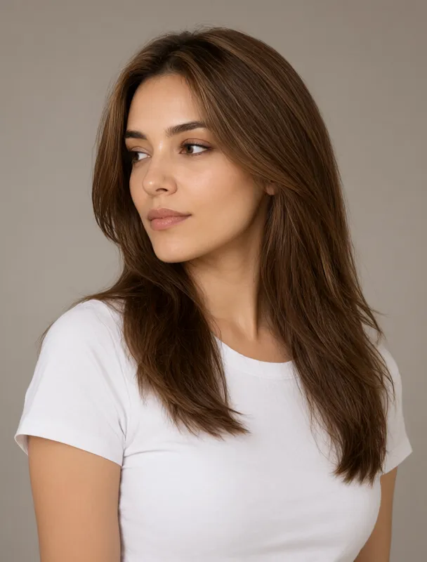 soft brown mascara by qwen image 2.1
