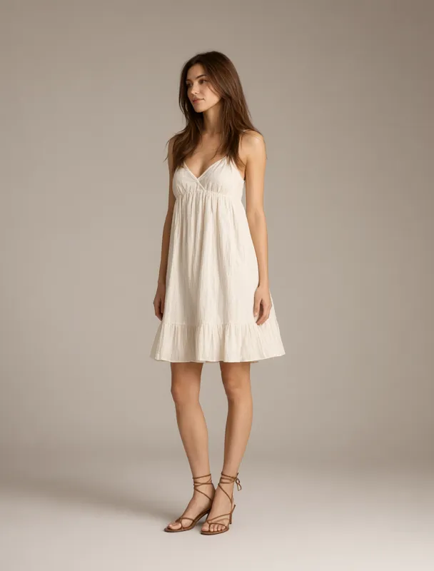 breezy cotton sundress by qwen image 2.1