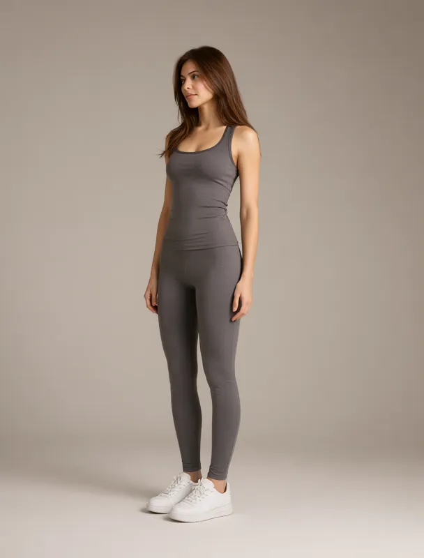 fitted tank with leggings by qwen image 2.1