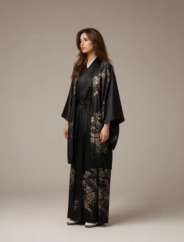 hakama over kimono by qwen image 2.1