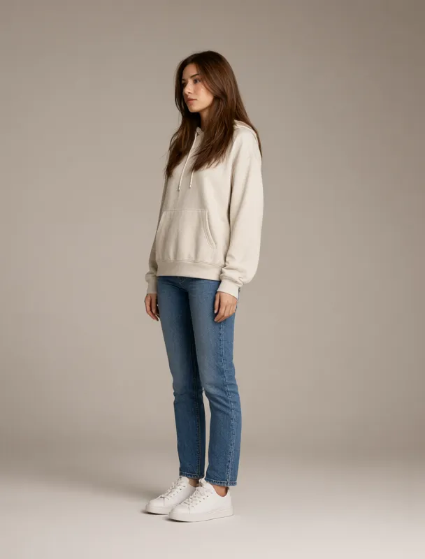 hoodie with jeans by qwen image 2.1