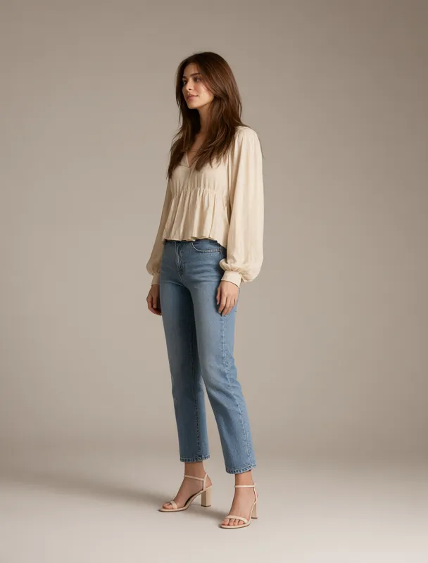 kroj with puffed sleeves by qwen image 2.1