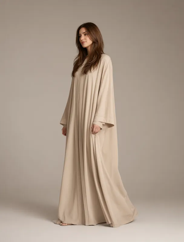 long flowing abaya with a hijab by qwen image 2.1