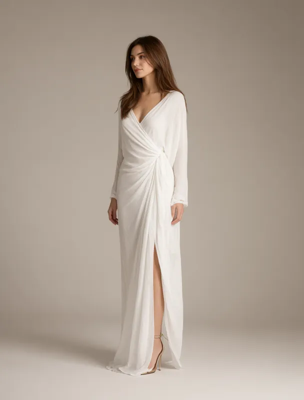 sefseri white veil wrap by qwen image 2.1