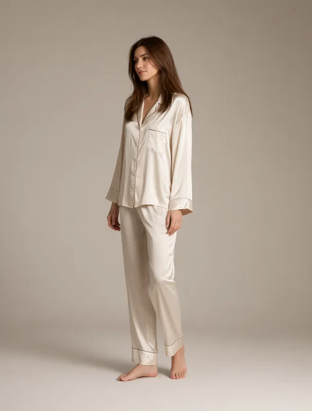 silk pajama set by qwen image 2.1