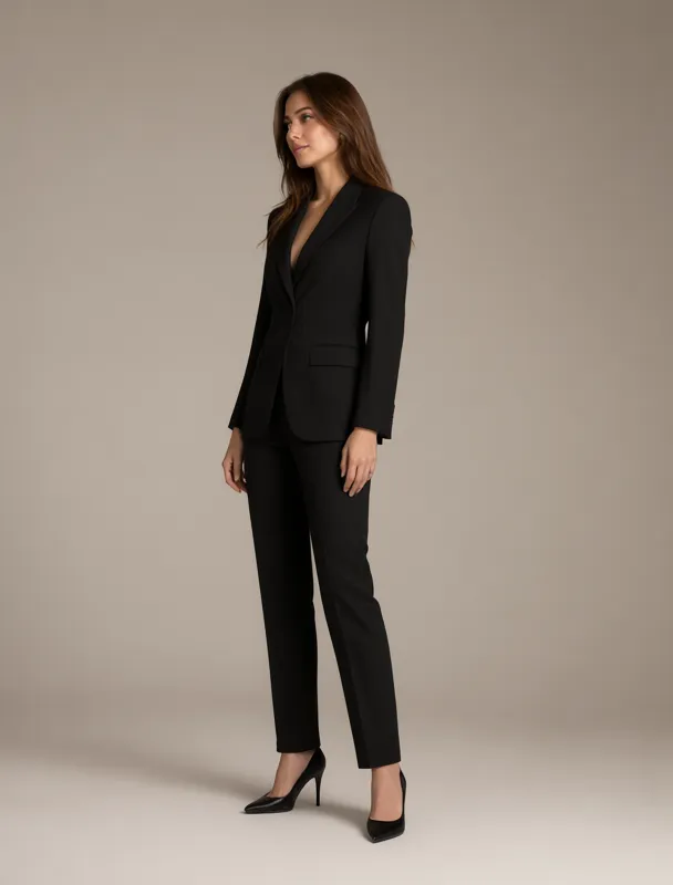tailored tuxedo jumpsuit by qwen image 2.1