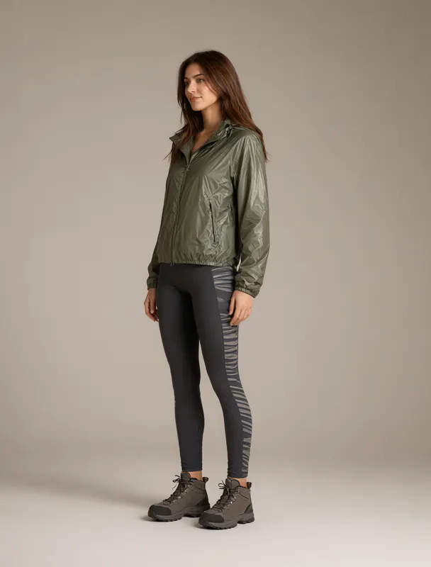waterproof shell with trail leggings by qwen image 2.1