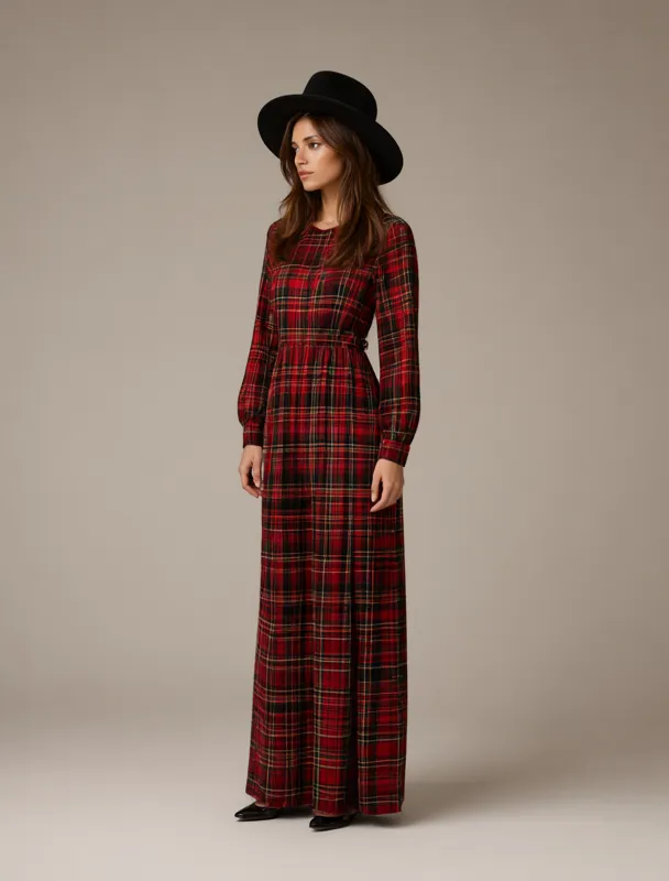 welsh flannel gown with tall black hat by qwen image 2.1