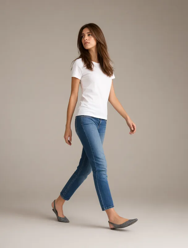 walking mid stride by qwen image 2.1