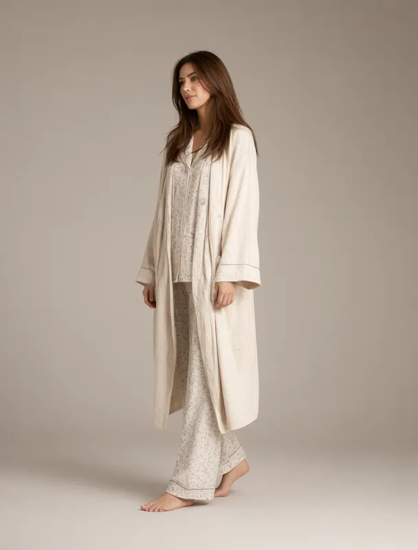 robe over pajamas by qwen image 2.1