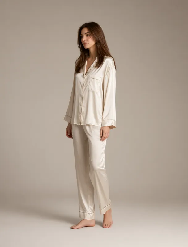 silk pajama set by qwen image 2.1