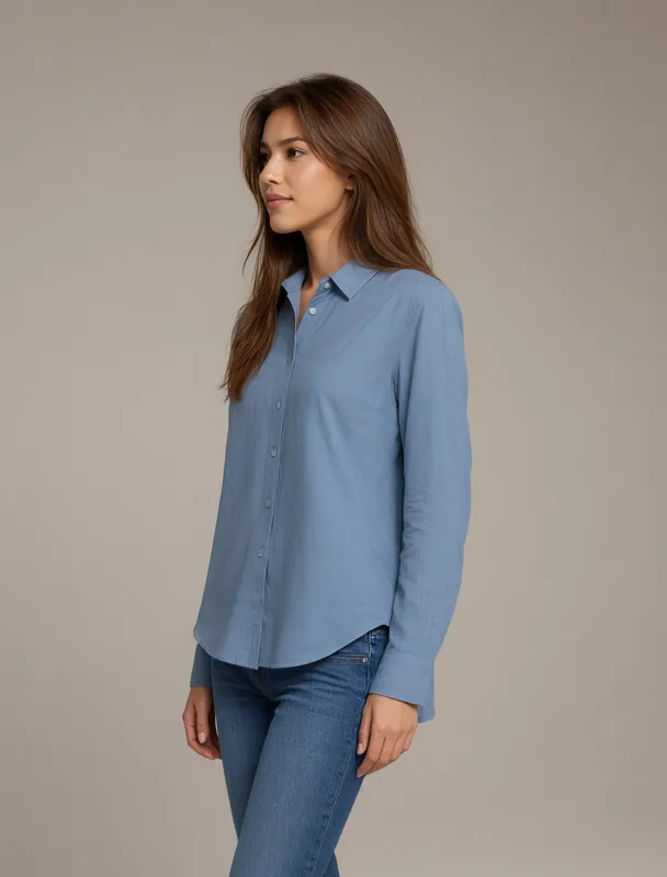 button down shirt by qwen image 2.1