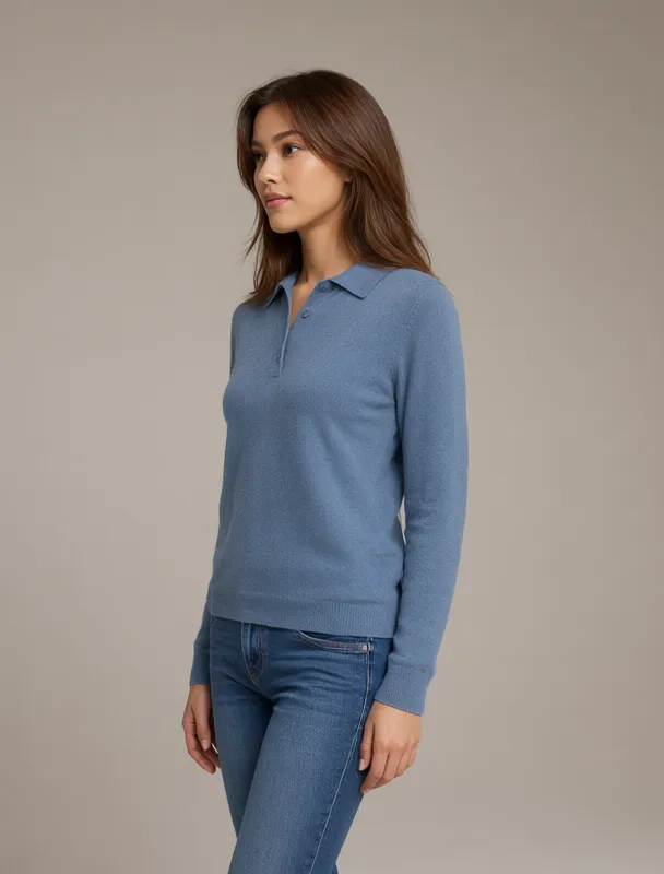 knit polo by qwen image 2.1