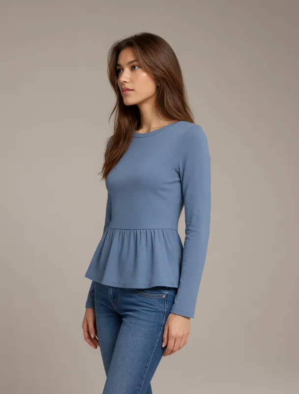 peplum top by qwen image 2.1