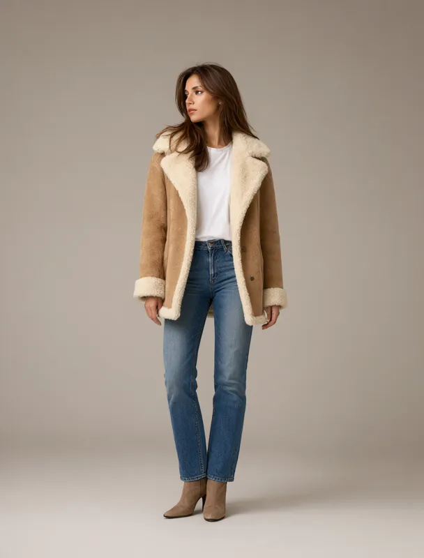 sheepskin coat by qwen image 2.1