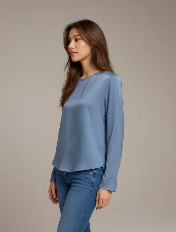 silk blouse by qwen image 2.1