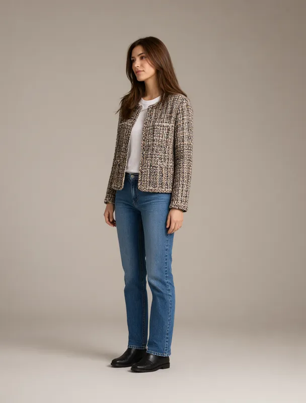 tweed hacking jacket by qwen image 2.1
