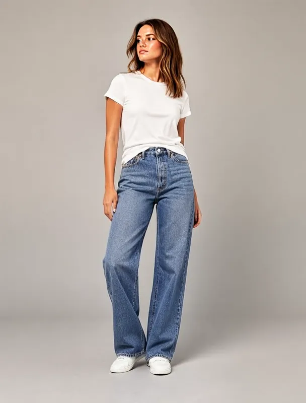 barrel leg jeans by moss image sft