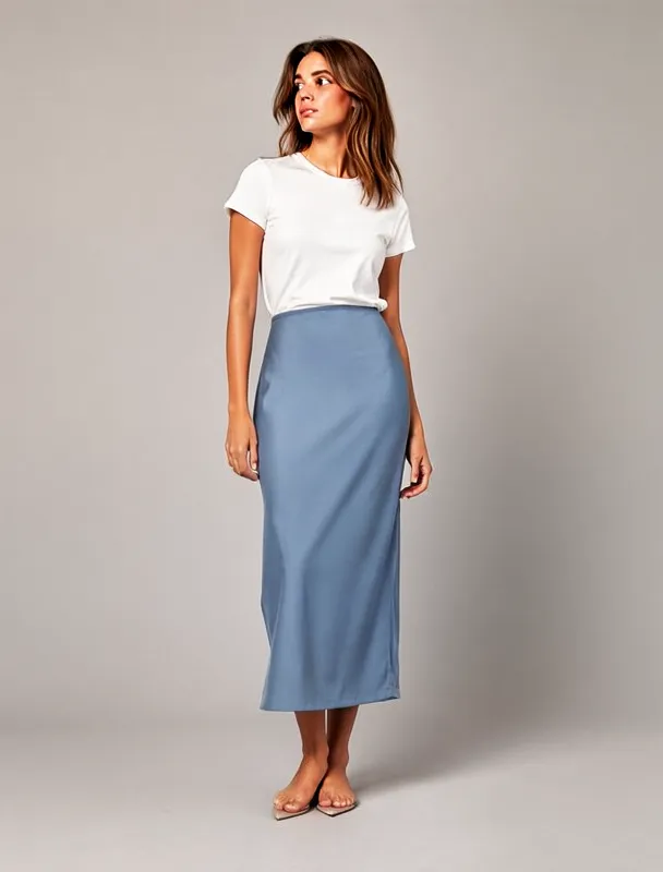 bias cut slip skirt by moss image sft