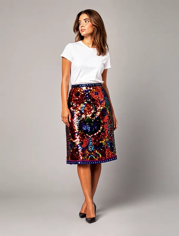 china poblana sequined skirt by moss image sft