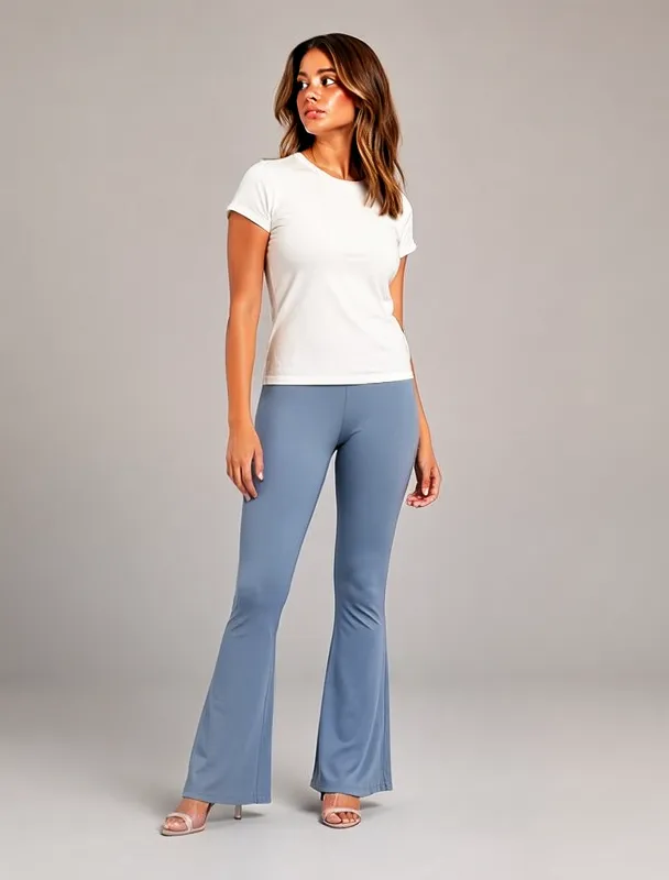 flared leggings by moss image sft