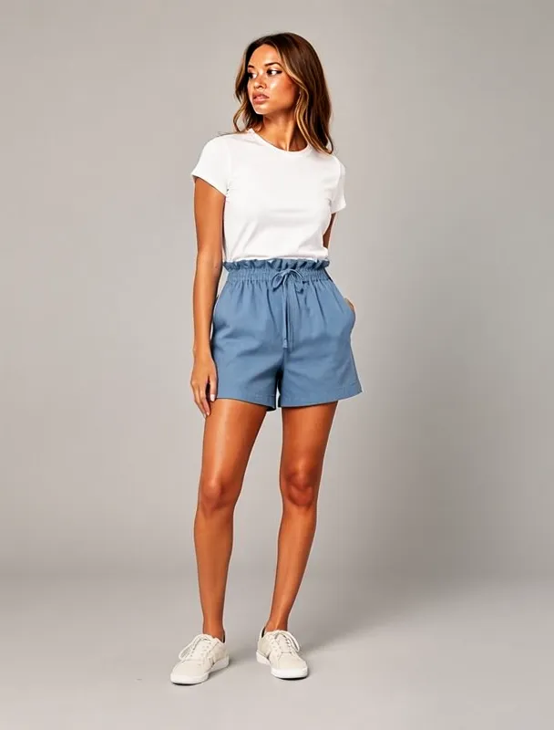 paperbag waist shorts by moss image sft