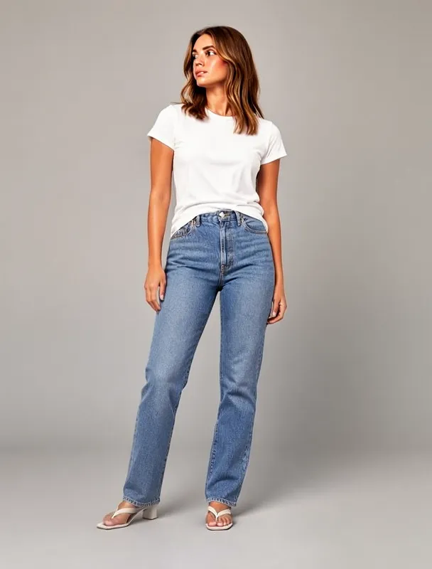 straight leg jeans by moss image sft