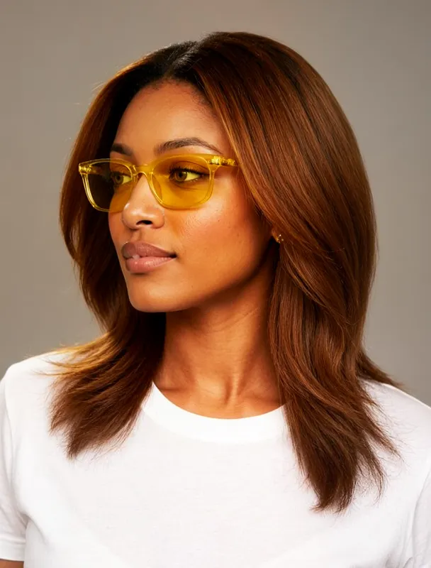 yellow tinted glasses by moss image sft