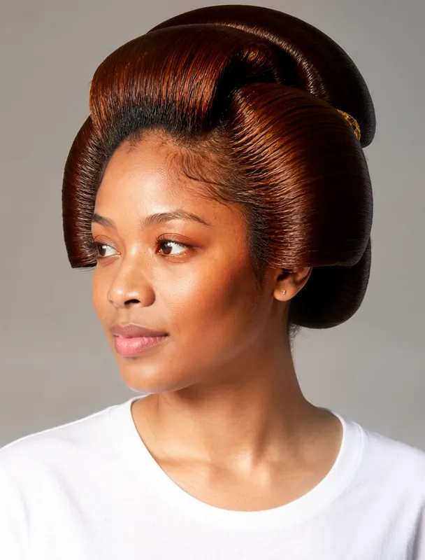 nihongami lacquered updo by moss image sft