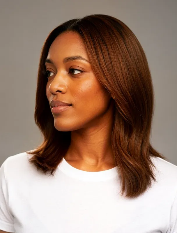 straight hair with a slight bend by moss image sft
